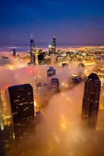 Photo:  Foggy Night